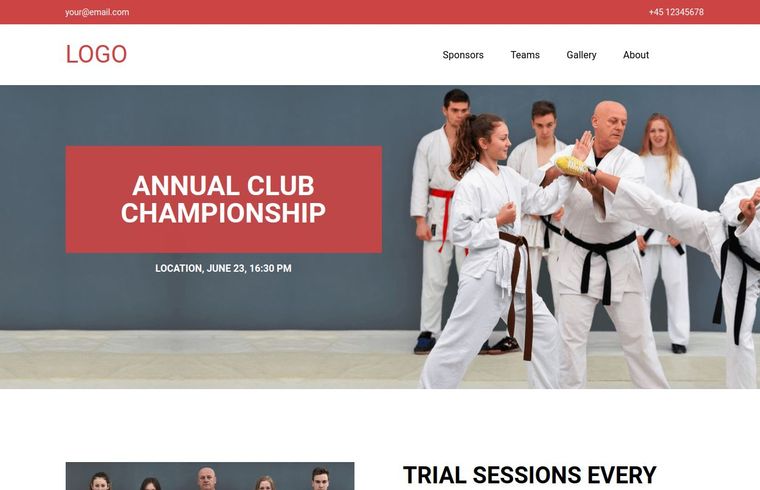 design martial arts club design martial arts club